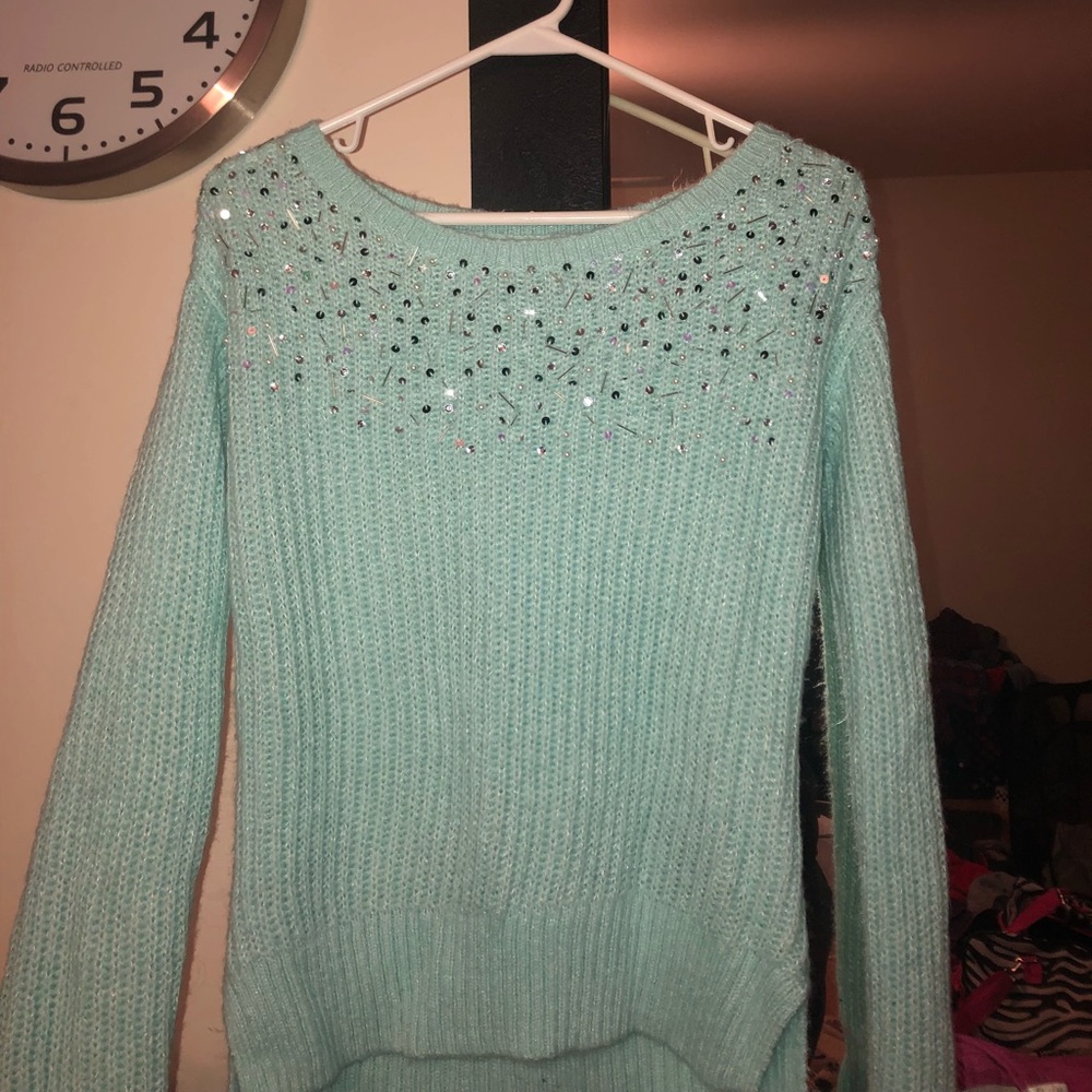 Blue sweater